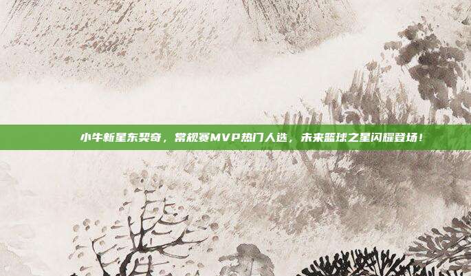 🎉 小牛新星东契奇，常规赛MVP热门人选，未来篮球之星闪耀登场！