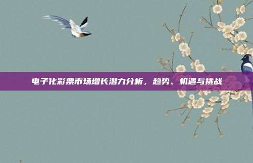 电子化彩票市场增长潜力分析，趋势、机遇与挑战